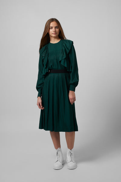 Mila Skirt in Green #7914G FINAL SALE
