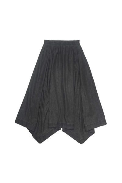 Kerchief Skirt in Denim #8106DG