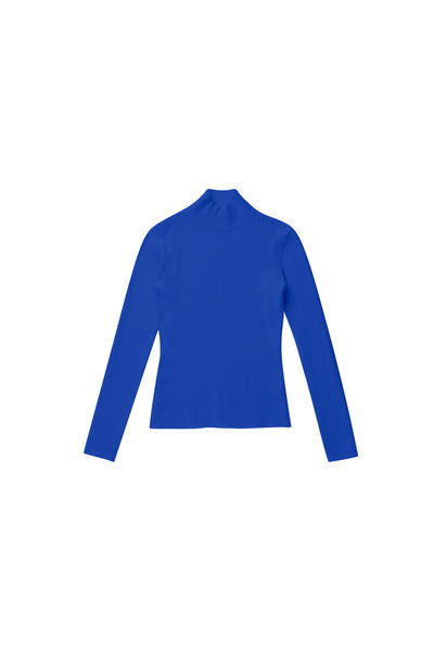 High Neck Sweater in Royal Blue #8131EOE FINAL SALE