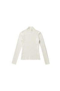 High Neck Sweater in Ivory #8131ZK FINAL SALE