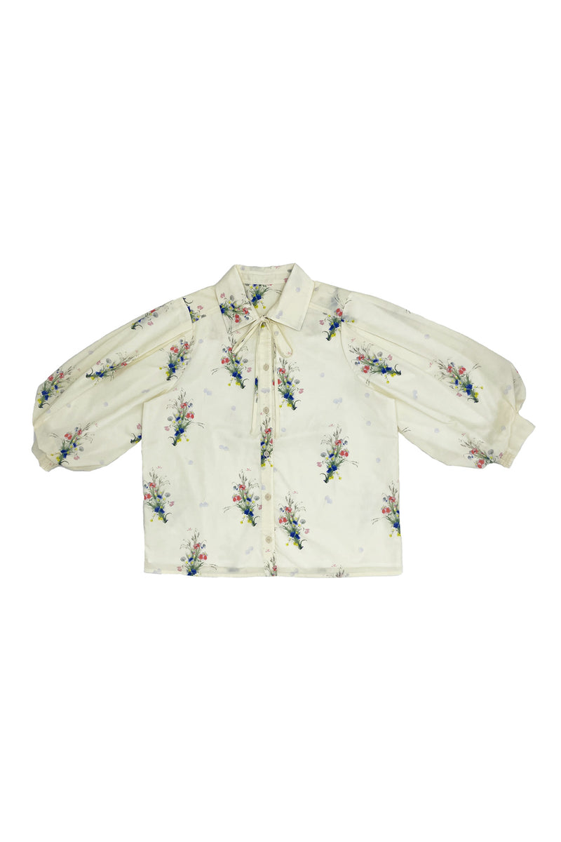 Felicity Blouse Flower Print #8541BFL FINAL SALE – Zaikamoya