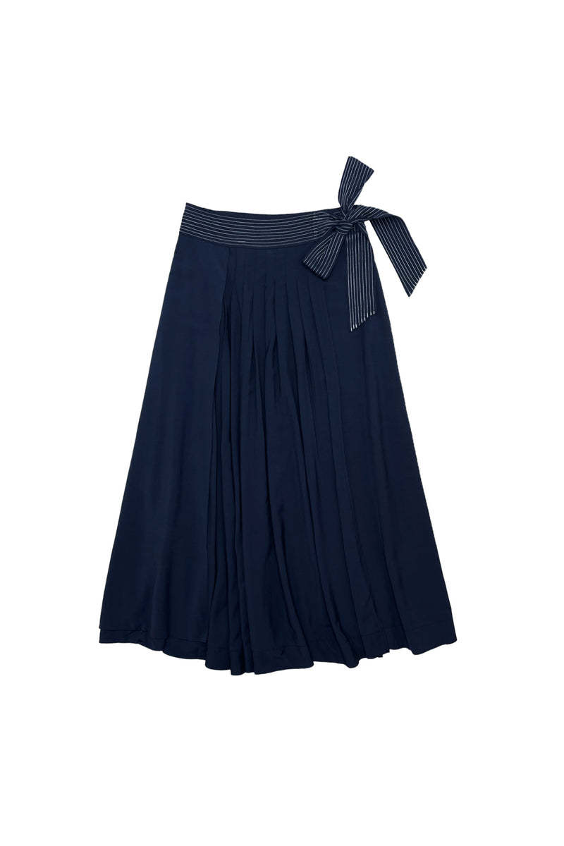 Nathalie Skirt in Navy #8552NV FINAL SALE – Zaikamoya