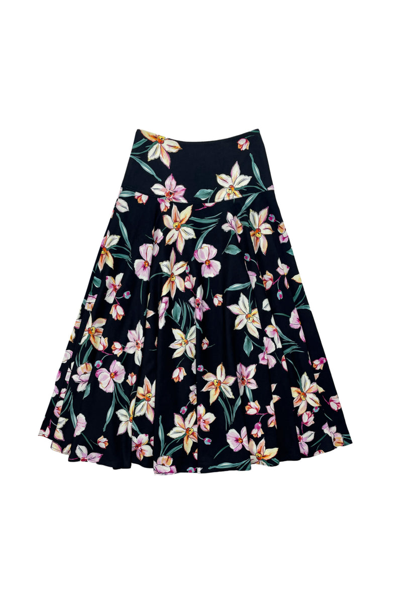 Colette Skirt Pink Flowers #8614BF – Zaikamoya