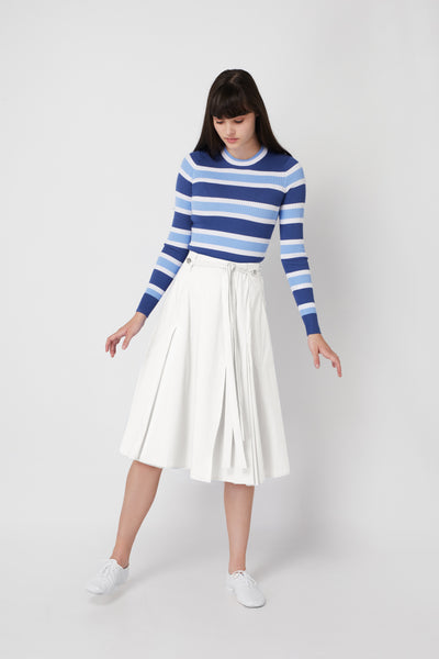 Blue Striped Sweater #1678S FINAL SALE