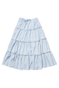 Olivia Skirt in Dotted Blue #7933 FINAL SALE