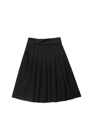 Black Belted  Skirt  #4025FW2 FINAL SALE