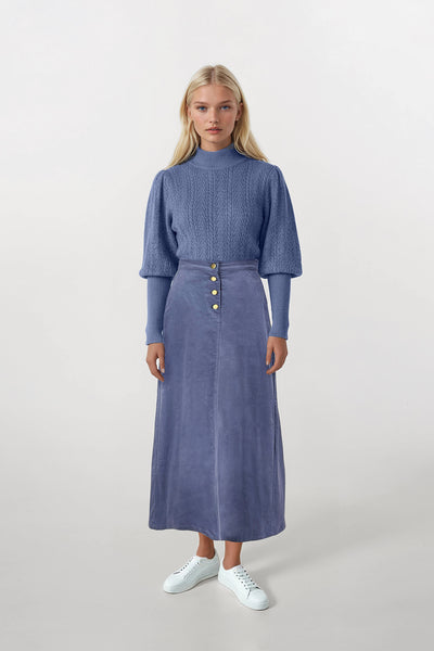 Sydney Sweater Dusty Blue #8629ZK