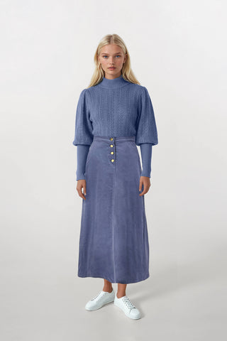 Sydney Sweater Dusty Blue #8629ZK