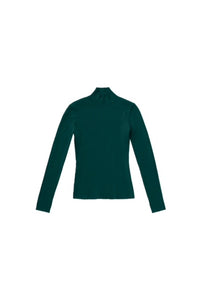 High Neck Sweater in Green #8131ZK FINAL SALE