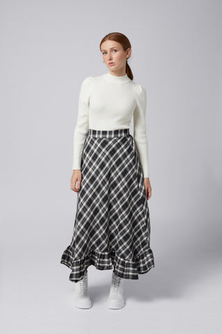 Celine Skirt in Plaid #8227PLD