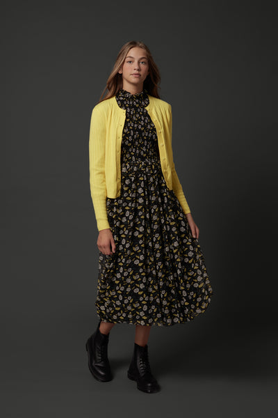 Dylan Dress in Yellow Print #8410YF