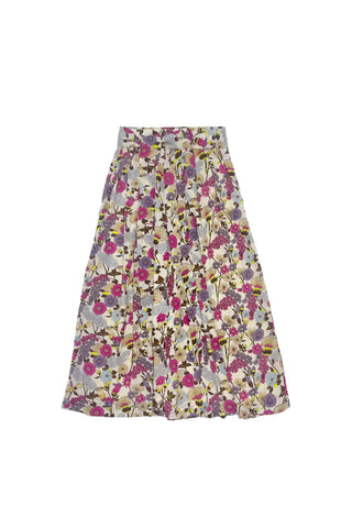 Vivian Skirt in Fuchsia Flower #4025VC FINAL SALE
