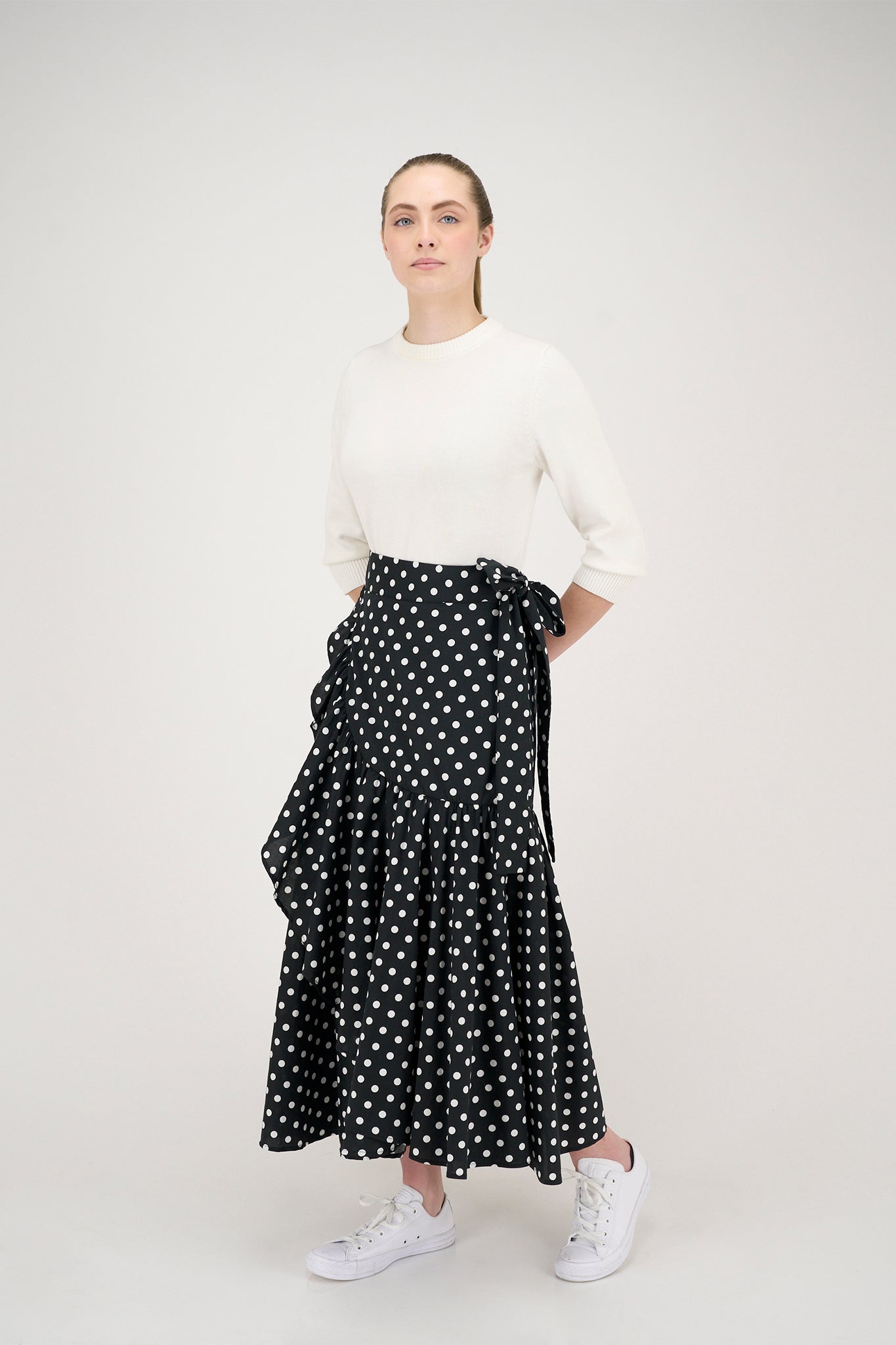 Lillian Skirt Polka-Dots | Elle.Oh.Elle – Zaikamoya