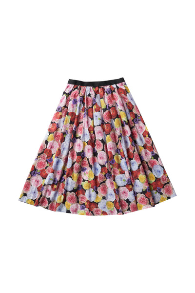 Mila Skirt in Rose Print #7914MC