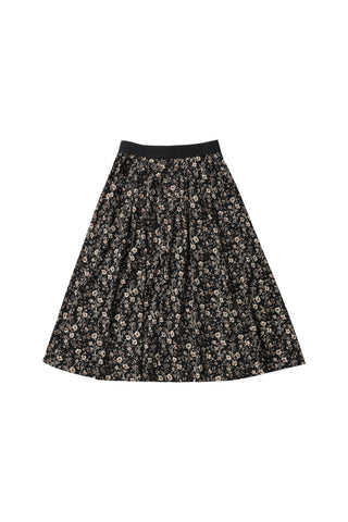 Mila Skirt in Flower Print #7914P FINAL SALE