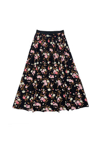 Mila Skirt in Pink Flowers #7914ROB