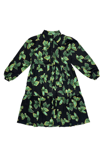 Ella Dress in Green Butterflies #7925GB