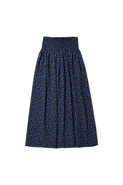 Emma Skirt in Blue Flower #7930B