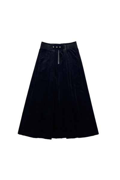 Olga Skirt Black Corduroy #7981BLK