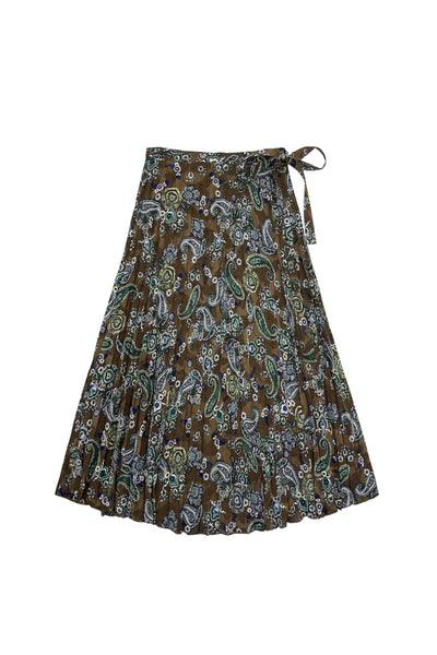 Nancy Skirt Print on Brown #8109PSL