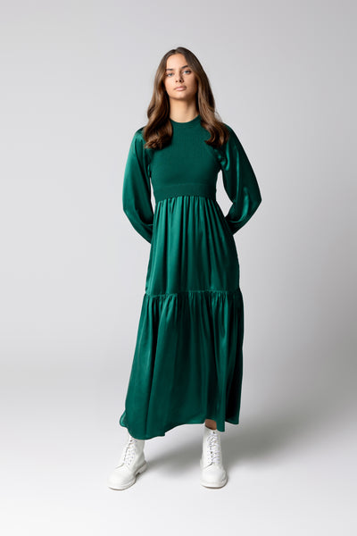 Audrey Dress in Green #8116GR