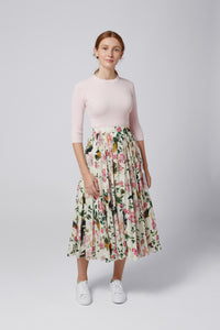 Paz Skirt Flowers and Birds #8118BRD