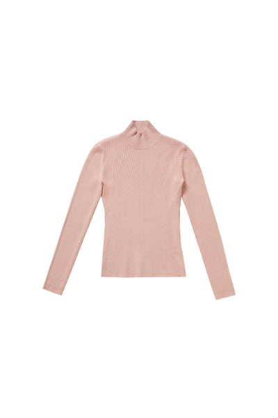 High Neck Sweater in Candy Pink #8131EOE FINAL SALE