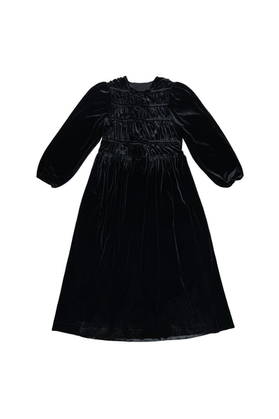 Vera Dress in Velour Black #8119V