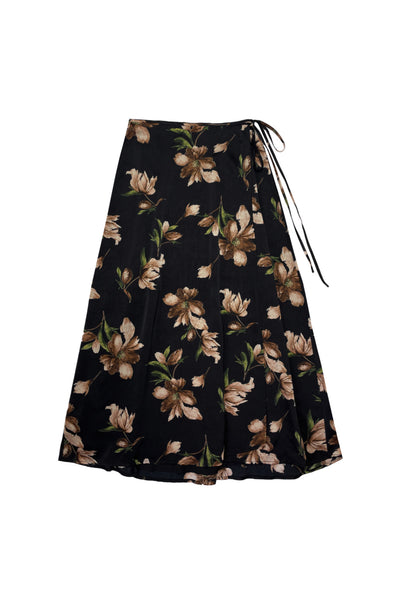 Billie Skirt Brown Flowers #8213BKB