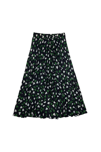 Klara Skirt in Green Hearts #8213GH