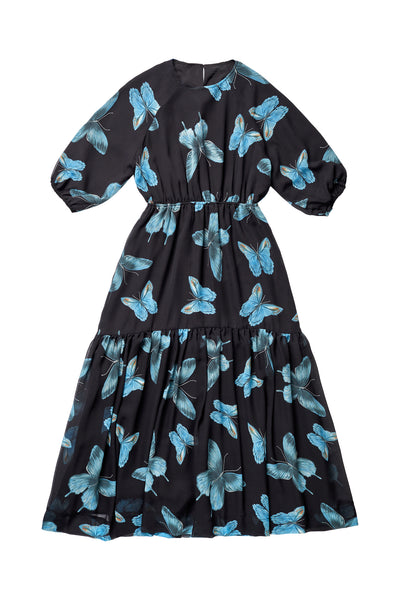 Bella Dress in Blue Butterfly #8216BB