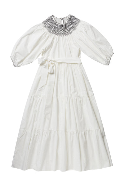 Nicoletta Dress White #8217