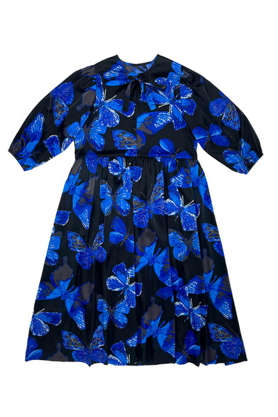 Bridget Dress in Blue Butterflies #8235BBT