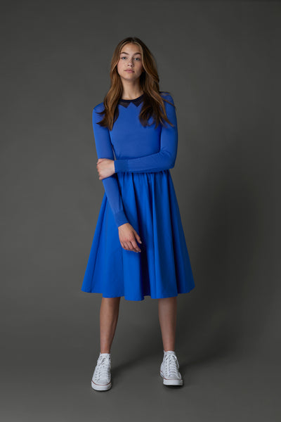 Circle Skirt in Vivid Blue #2150VB