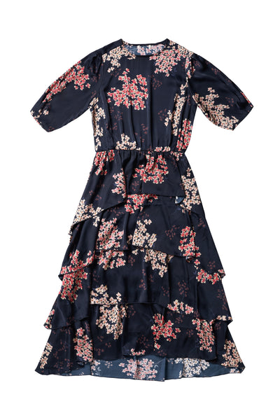Ines Dress in Flower Print #8284