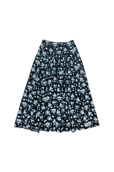 Gretchen Skirt in Blue Flowers #8290BFB