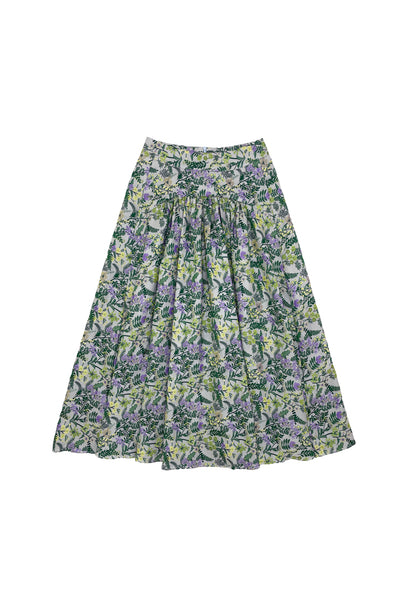 Gretchen Skirt Violet Flowers #8290PRG