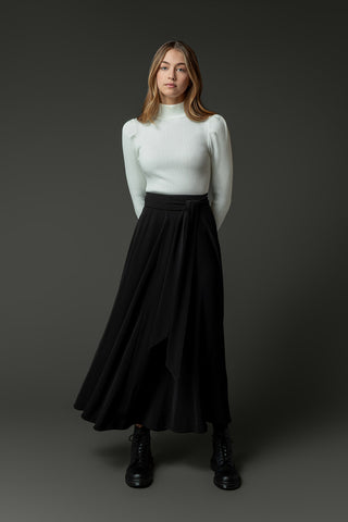 Helena Skirt in Black #8303BK FINAL SALE