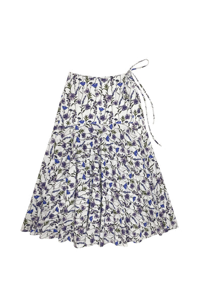 Fernanda Skirt Purple Flowers #8320PRF