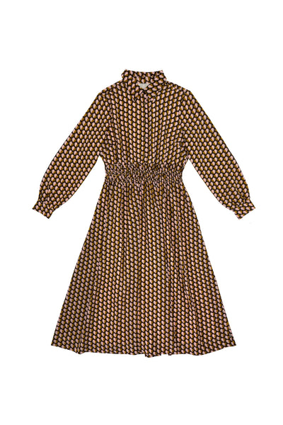 Avery Dress in Geometric Hearts Print #8404GH