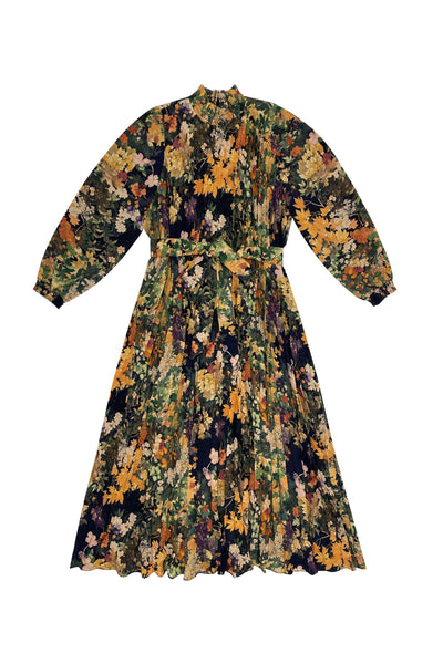 Jamie Dress Orange/ Purple #8412LSMC