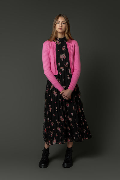 Judith Dress in Pink Flowers #8414PF