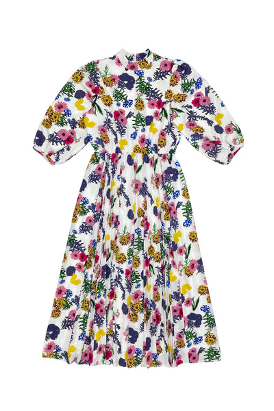 Judith Dress in Multicolored Flowers #8414SS