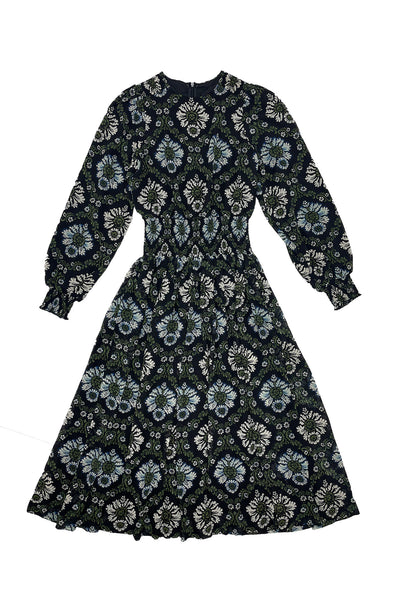 Elisabeth Dress Blue Print #8416PG