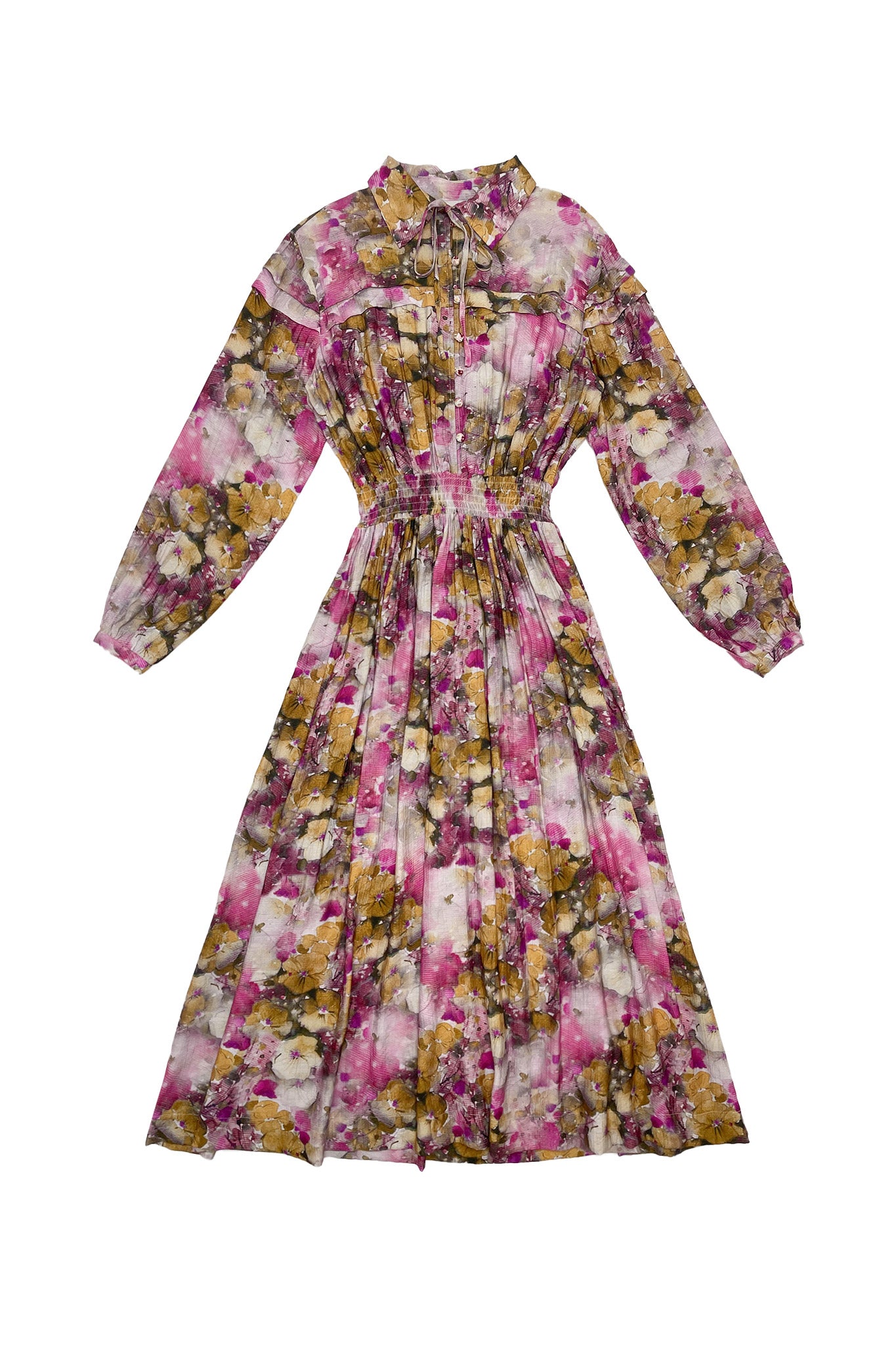 Simone Dress Flower Print #8417PR – Zaikamoya