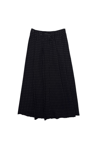 Skylar Skirt Dots on Black #8425WDB