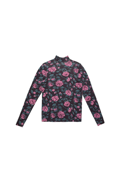 Jersey Top Roses #8455BUR