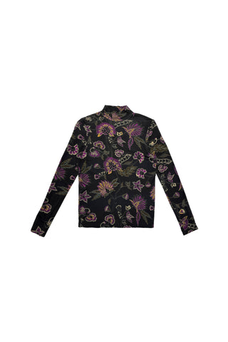 Jersey Top Paisley #8455FKW