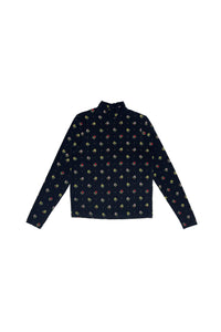 Jersey Top Small Flowers #8455MKW