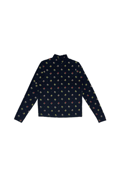 Jersey Top Small Flowers #8455MKW